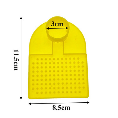 Noua sosire Intrare în stup Adaptor pentru hrănire pentru albine, cu diametrul de 30 mm, antifurt, prevenirea înecului, unelte din plastic pentru apicultura.