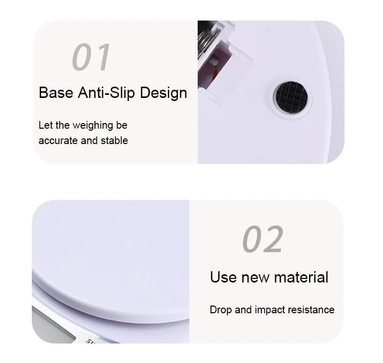 1 kom 5 kg prijenosna digitalna vaga vaga ravnoteža hrane mjerenje težine kuhinjska LED elektronska vaga