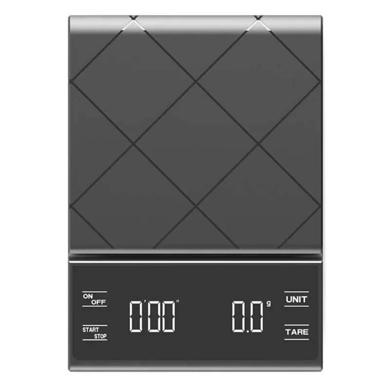 Ugrađeno punjenje baterije Elektronička vaga Ugrađeni automatski mjerač vremena Pour Over Espresso Pametna vaga za kavu Kuhinjske vage 3 kg 0,1 g