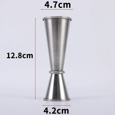 Shaker od nehrđajućeg čelika, Dual Shot, posuda za mjerenje alkoholnih pića, kuhinjski dodaci, 30 ml, 60 ml