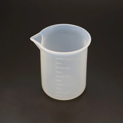 Silikoninis pasaulis 100 ml silikoninis matavimo puodelis su skaidriomis svarstyklėmis, epoksidinės dervos mišrus puodelis, nelimpantis „pasidaryk pats“ papuošalų kūrimo virtuvės įrankiai