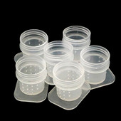 10PCS pojilica za pčele, tip rupe za iglu, hranilica za pčele protiv utapanja, oprema za pojenje pčela, plastična bijela posuda za vodu, alat za pčelarstvo