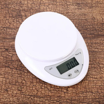 1 бр. 5 кг LED преносима цифрова везна Везни Хранителен баланс Измерване на тегло Кухненски електронни везни Малка везна с тегло в грамове