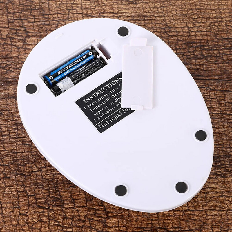 1vnt 5kg LED nešiojamos skaitmeninės svarstyklės Maisto balanso matavimo svoris Virtuvės elektroninės svarstyklės Mažos svarstyklės svėrimas gramais