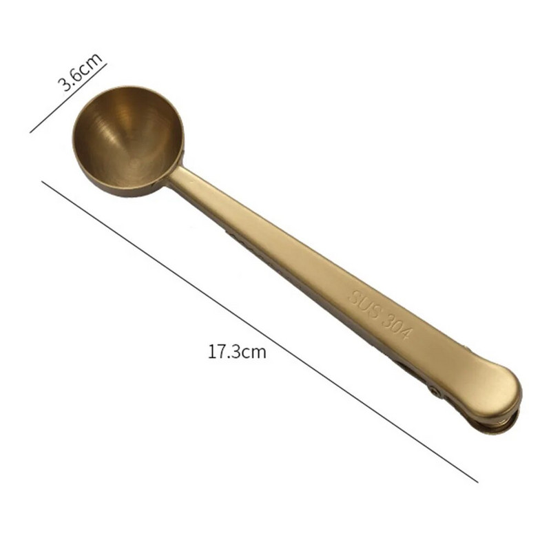 Nerūdijančio plieno kavos matavimo šaukštas virtuvės matavimo šaukštai arbatos kavos šaukštelis cukraus prieskonių matavimo šaukštas kavos indai