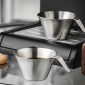 100 ml Mjerna šalica od nehrđajućeg čelika Espresso šalice Mali vrč za kavu Mlijeko Vrč Barista Espresso šalica Mjera za šalice Kuhinjski alati