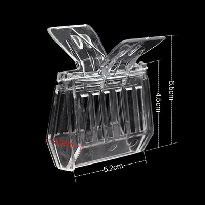 2 buc. Cuști pentru albine regina Clip pentru aprinderea albinelor cușcă din plastic transparent incolor pentru echipament pentru apicultură, echipament pentru apicultor, cameră de izolare