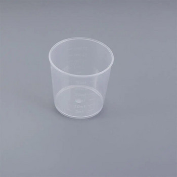 20 бр. 30 мл медицински хапчета чаши за везни прозрачни пластмасови градуирани чаши професионален прост инструмент за измерване
