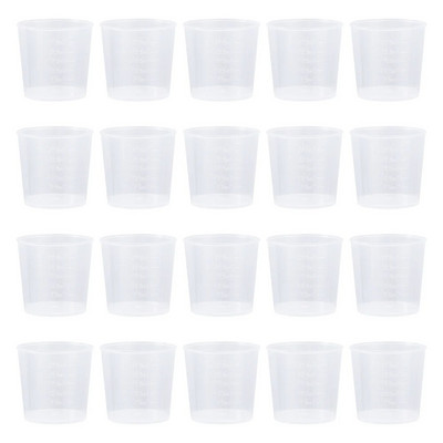 20 kom., 30 ml medicinskih tableta, čašice za vagu, prozirne plastične čašice s diplomama, profesionalni, jednostavni alat za mjerenje