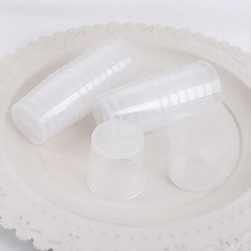 20 kom., 30 ml medicinskih tableta, čašice za vagu, prozirne plastične čašice s diplomama, profesionalni, jednostavni alat za mjerenje