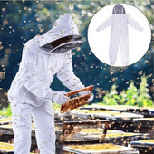 Bitininko kostiumas, apsauginė striukė su kepure, skirta kovai su bičių žvejyba Orui laidus šydas Bitininkystės įrankiai Bitėms atsparūs drabužiai 1 rinkinys