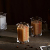 120 ml visoka borosilikatna čaša za espresso kavu Mjerna šalica Prozirne čaše za vino Kuhinjski pribor za kućne bariste