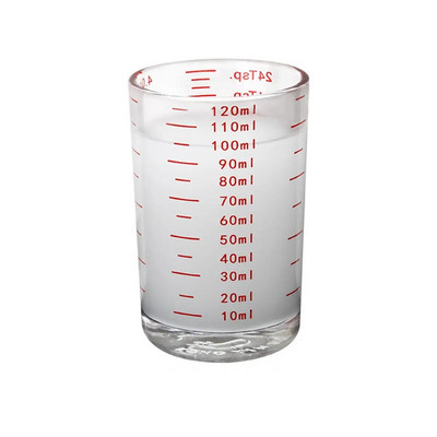 Staklena mjerna šalica otporna na toplinu Jigger šalica za mlijeko Staklena šalica za unce s vagom za pribor za espresso kavu