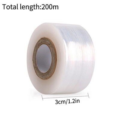 Bandă de altoire PE Film autoadeziv portabil pentru copaci de grădină, răsaduri, furnituri pentru altoire, extensibil, ecologic, 2/3/4cm