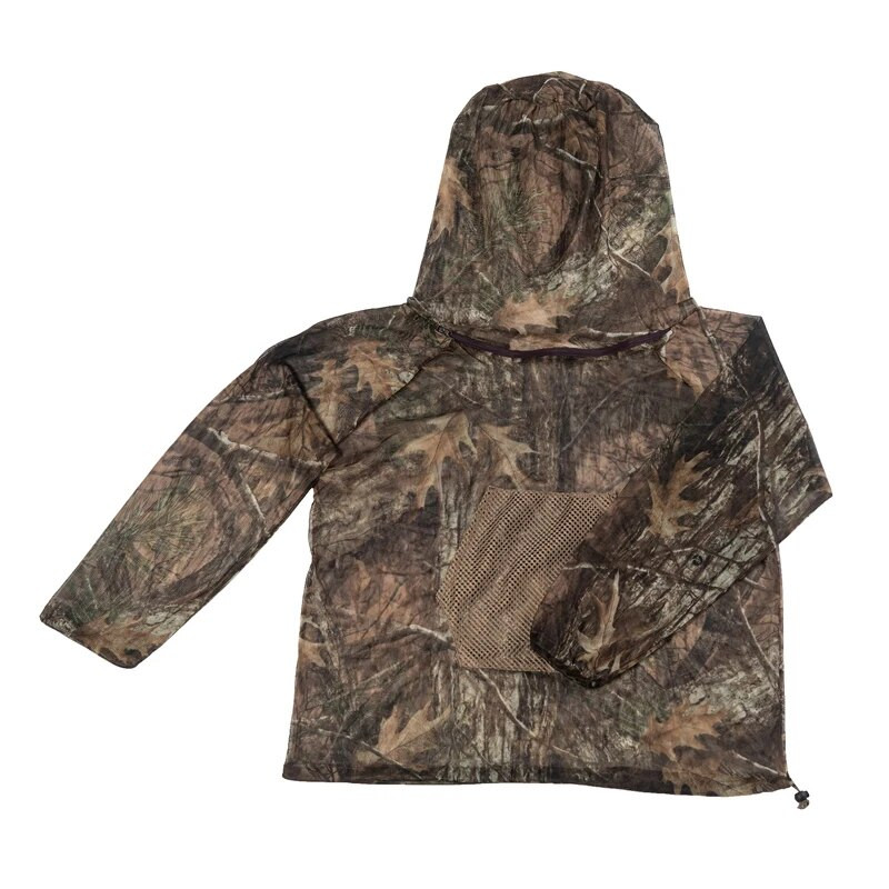 MENFLY kamufliažinis kostiumas nuo uodų bitininkystei kempingas Nuotykių safari tinklinis gaubtas Medžioklė Ghillie kostiumai Camo žvejybos drabužiai