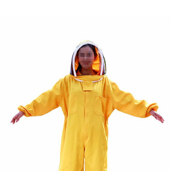 1 комплект пчеларски костюм за пчелар професионално оборудване жълт оранжев червен beesuit cutton защитен Anti bee