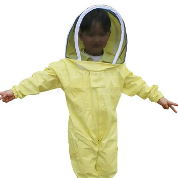 Костюм против пчели Детски пчеларски инструменти Детско пчеларско облекло Дишащ костюм за деца Пчеларска практика