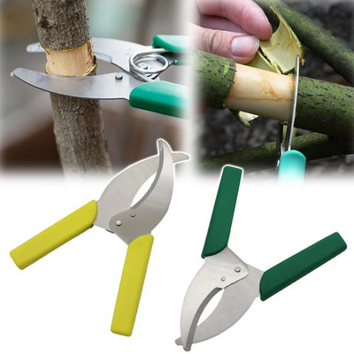 Instrument de tăiere pentru altoire În formă de inel pentru altoire Foarfece pentru pomi fructiferi de livadă Decojirea scoarței Cuțit de tăiat
