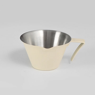 100 ml 304 rozsdamentes acél kávémérő csésze eszpresszó mérőpohár Oz csésze kivonó csésze mérleggel, hosszú nyelű kávés csésze