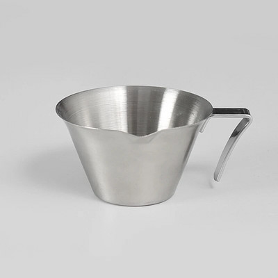 100 ml 304 rozsdamentes acél kávémérő csésze eszpresszó mérőpohár Oz csésze kivonó csésze mérleggel, hosszú nyelű kávés csésze