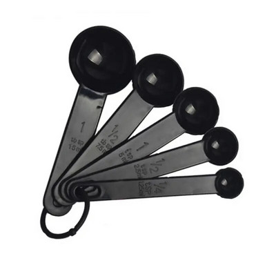 5vnt/rinkinys Matavimo šaukštai Nerūdijančio plieno Daugiafunkcis pyragas Kepimo miltai Maisto matavimo puodelis Valgomieji šaukštai Virtuvės maisto gaminimo įrankiai