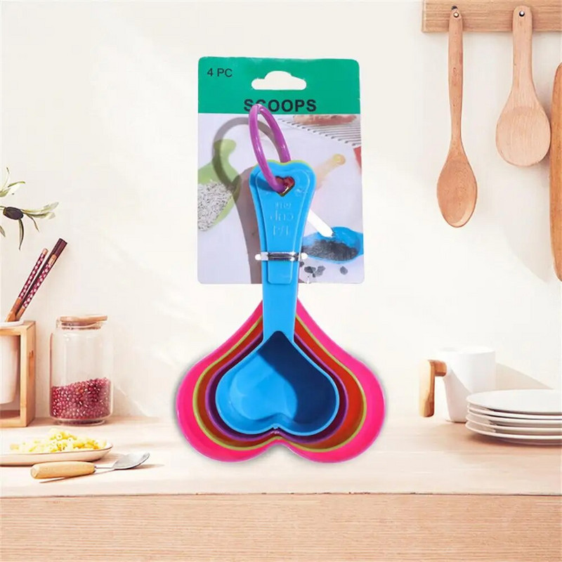 1/2 vnt. kepimo įrankiai Spalvingi, patogūs laikymo būdai Maisto kokybės medžiaga, atspari aukštai temperatūrai virtuvės įrankiai prieskonių šaukštas