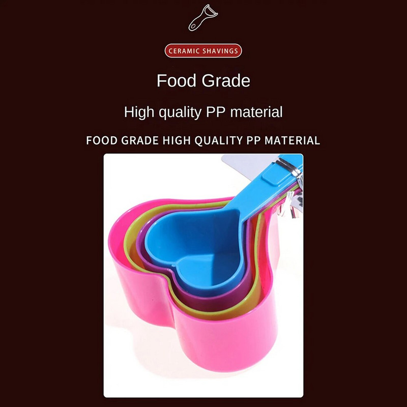 1/2 vnt. kepimo įrankiai Spalvingi, patogūs laikymo būdai Maisto kokybės medžiaga, atspari aukštai temperatūrai virtuvės įrankiai prieskonių šaukštas