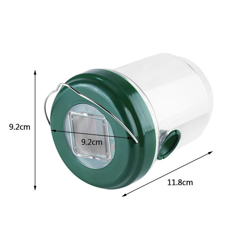 1 vnt vapsvų gaudytuvas su LED saulės energijos generavimo bitininkyste Apsaugokite sodo daržoves ir vaisius namuose bitininko profesionalus įrankis