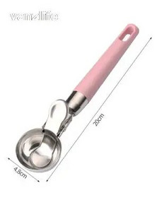 bile din oțel inoxidabil vanzlife 304 este o linguriță de înghețată de uz casnic cu o linguriță de înghețată care poate juca tip fructe pepene verde artefact