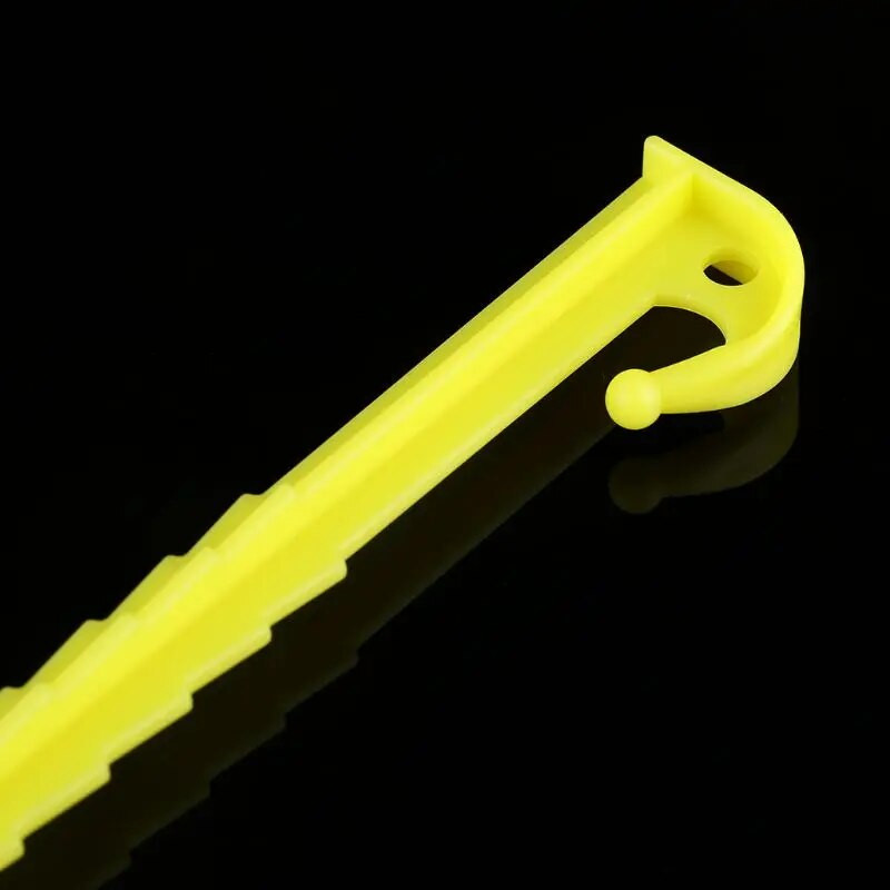 20 vnt. Plastikiniai sodo kuoliukai palapinių kaiščiai palapinėms laikyti Sodo tinkleliai Y9UA