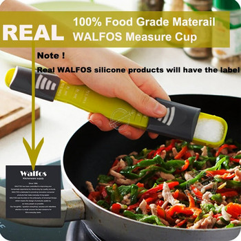 WALFOS Measure Cup Double End Eight Stalls Регулируема везна Мерителни лъжици Мерителна лъжица Инструмент за печене Кухненски аксесоари