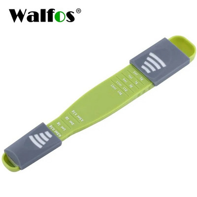 WALFOS Measure Cup Double End Eight Stalls Регулируема везна Мерителни лъжици Мерителна лъжица Инструмент за печене Кухненски аксесоари