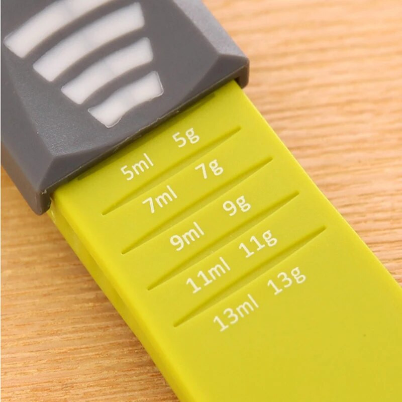 WALFOS matavimo puodelis dvigubo galo aštuoni gardeliai Reguliuojama skalė Matavimo šaukštai Dozavimo šaukštas Kepimo įrankis Virtuvės priedai