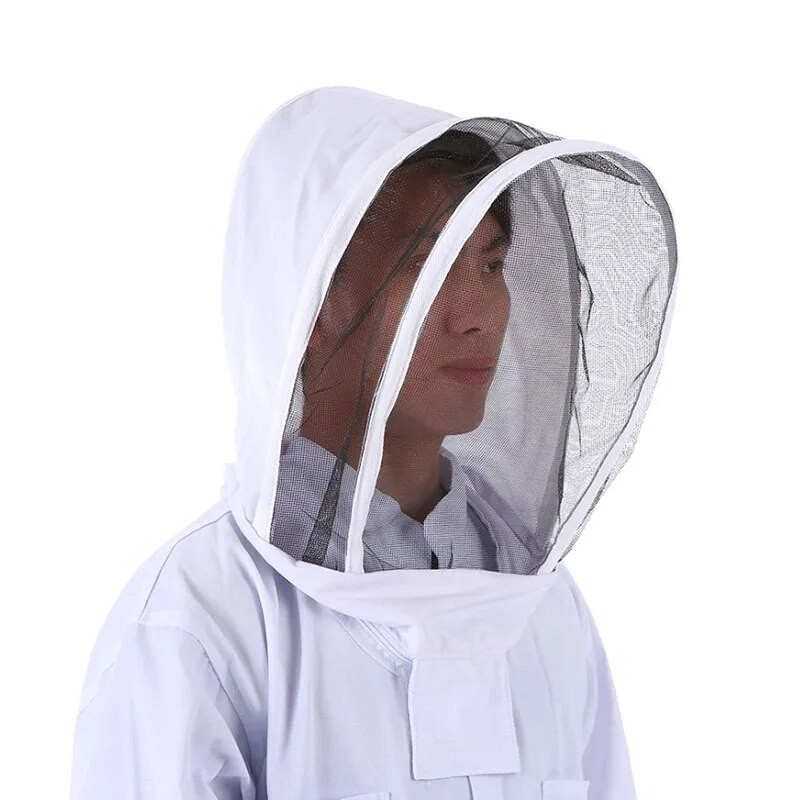 Professionaalne suure kehaga mesindusülikond mesilaste pidamiseks mõeldud ülikond mesindusülikond mesindusriided valged igapäevased kaitseriided