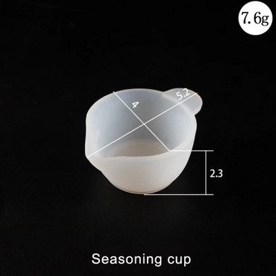 Silikoninis matavimo puodelio įrankis 250/100/30 ml matavimo puodelis, maišomas lazdelė, pipetės pirštų atrama, skirta epoksidinių formų papuošalams gaminti