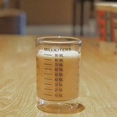 90/120 ml staklena mjerna šalica otporna na toplinu Jigger šalica za mlijeko staklena šalica za unce s vagom za espresso kavu pribor