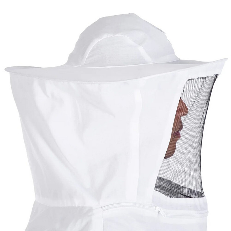 Profesionalus bitininkystės striukės kostiumas Bičių laikymo bitininko įranga Apsauginis padalintas bitės kostiumas su kepure Drabužiai