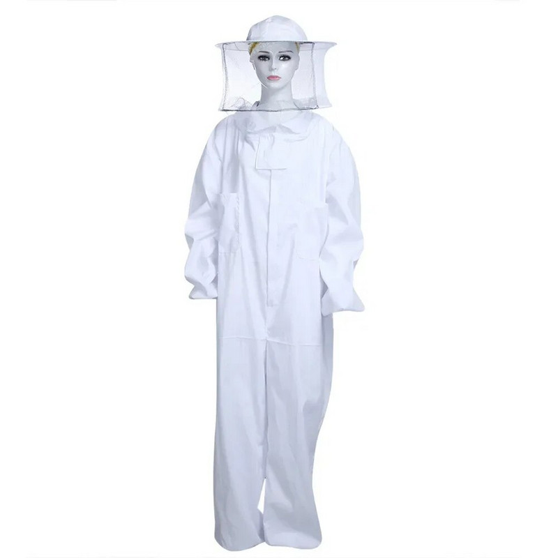 1 vnt Profesionalūs bitininkai Bičių kostiumas Profesionalus viso kūno bičių valiklis Pirštinės kepurė Drabužiai Apsauginis kostiumas Bitininko reikmenys