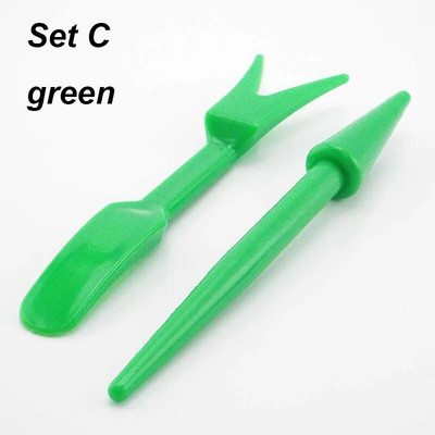 Set de mini unelte de mână pentru grădinărit Plante suculente Sticlă de udat Plante de flori de grădină în miniatură Găleată Lopată Instrument DIY Accesorii