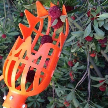Метален инструмент за събиране на плодове Овощна градина Градинарство Ябълка Праскова Инструменти за бране на високо дърво Уловител за плодове Колектор Градински инструменти