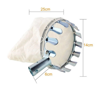 Fém Gyümölcsszedő Gyümölcsös Kertészet Alma Őszibarack Magasfa Szedő Eszközök Gyümölcsgyűjtő Kerti szerszámok