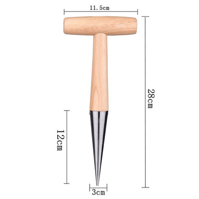 Kućno vrtlarstvo Drvena sadnja Alati za sjeme i lukovice Ručni kopač Uređaj za uklanjanje sadnica Podizač sadnica Alat za sadnju sjemena