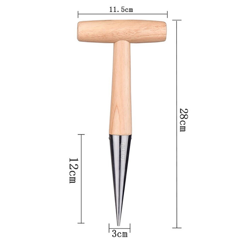 Kućno vrtlarstvo Drvena sadnja Alati za sjeme i lukovice Ručni kopač Uređaj za uklanjanje sadnica Podizač sadnica Alat za sadnju sjemena