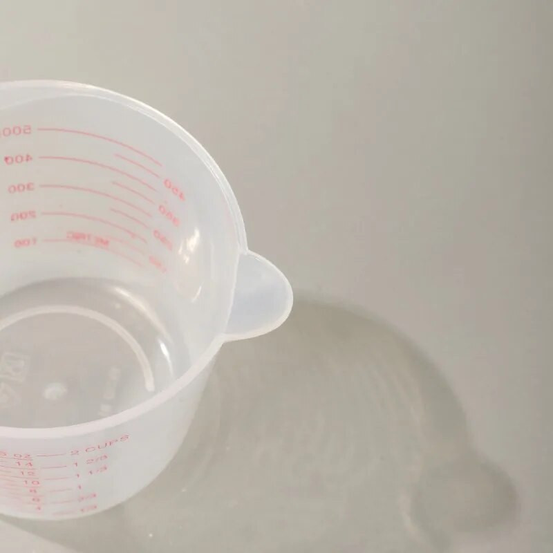 Πλαστική στοματική κανάτα με μύτη, στόμιο χυμού, διάφανη λαβή για ψήσιμο, εργαλείο κουζίνας