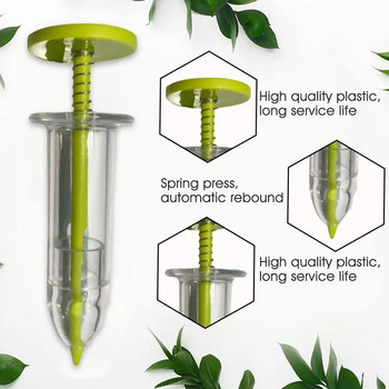 Mini Sowing Seed Dispenser Sower Small Spreader with Manual Planter Hand Garden for Carrot Martuce Grass and Spinach