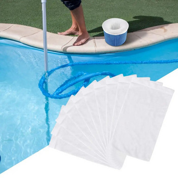 HOT!5/10/15/20pcs/Σετ Φίλτρο αποθήκευσης Πισίνα Skimmer Socks Nylon Swimming Pool Filter Socks for Baskets Skimmers White Pool Supply