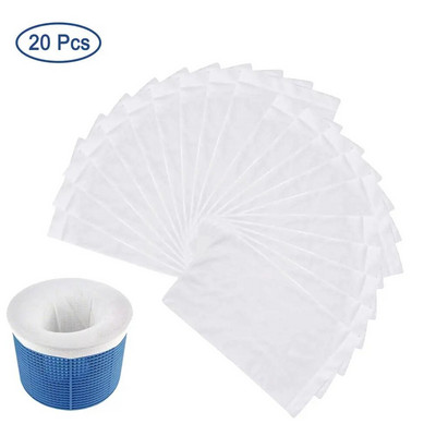 HOT! 5/10/15/20 buc/Set Filtru Depozitare Piscina Skimmer Sosete Nylon Filtru Piscina Sosete Pentru Cosuri Skimmers Alb Pool Supply