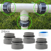 Kit de conversie a furtunului de filtrare de la 40 mm la 1 1/2 inch - Adaptorul de piscină deasupra solului conectează adaptoarele de conversie a furtunului de filtrare a piscinei