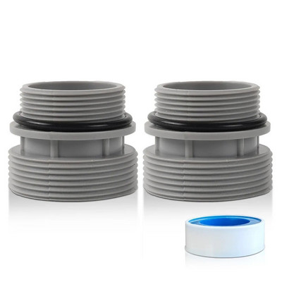 Kit de conversie a furtunului de filtrare de la 40 mm la 1 1/2 inch - Adaptorul de piscină deasupra solului conectează adaptoarele de conversie a furtunului de filtrare a piscinei
