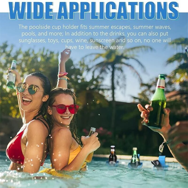 Suport pentru băuturi pentru piscină Suport suspendat pentru pahare de apă pentru piscină Raft pentru depozitare pentru băuturi Fântână pentru ceainic Suport pentru agățat Accesorii pentru piscină